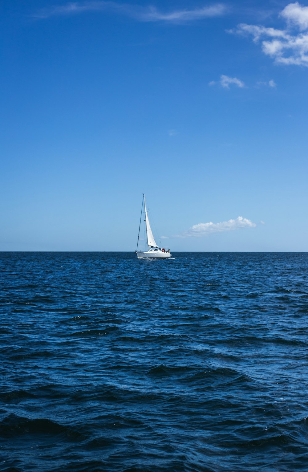 a sailboat on the water