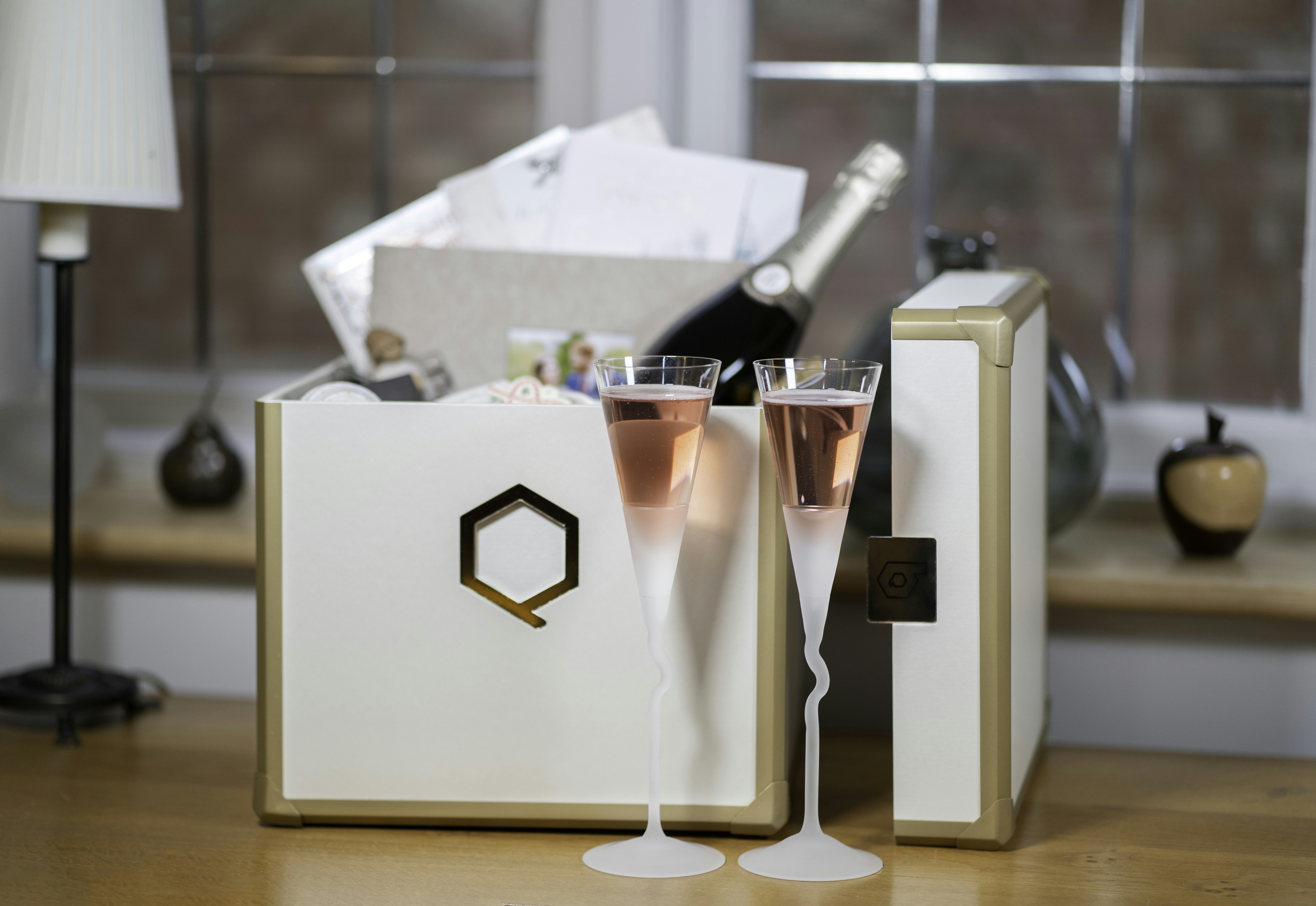 Geschäftsgeschenkbox mit eleganten Accessoires