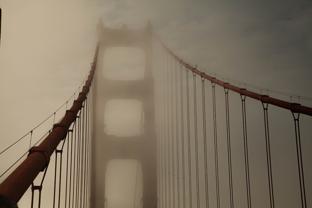 a bridge with a railing