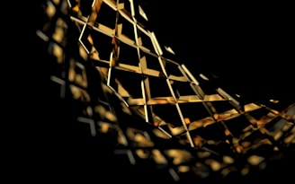 a close up of a chain link fence