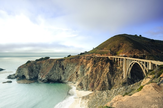 Monterey Bixby Creek Bridge over a body of water