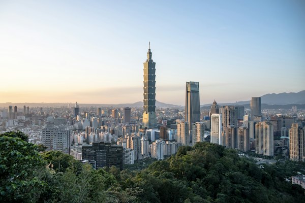 A city with tall buildings — Taipei, Taiwan