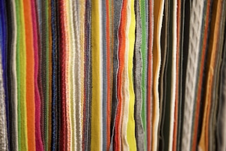 Minimalistic designs or solid colors curtain fabrics