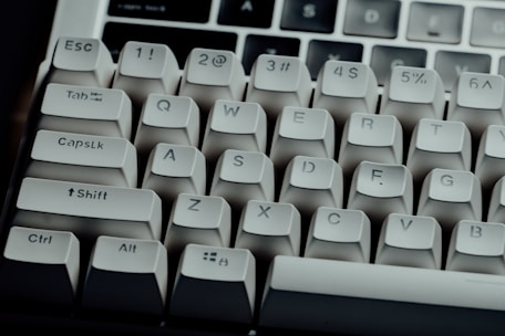 a close up of a keyboard