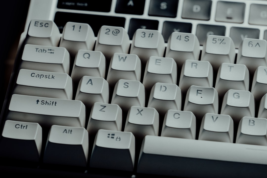 a close up of a keyboard,