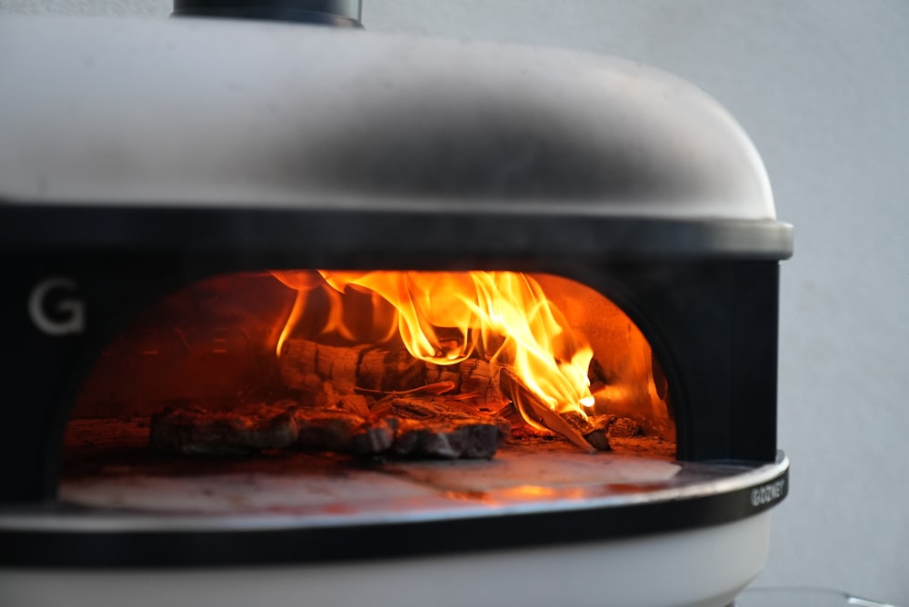 Un fuego en una olla