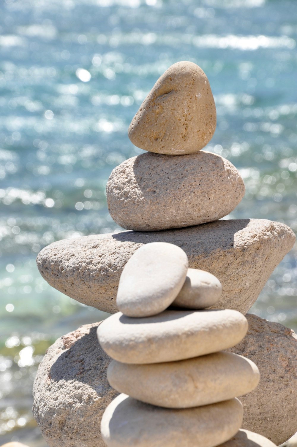 a stack of rocks