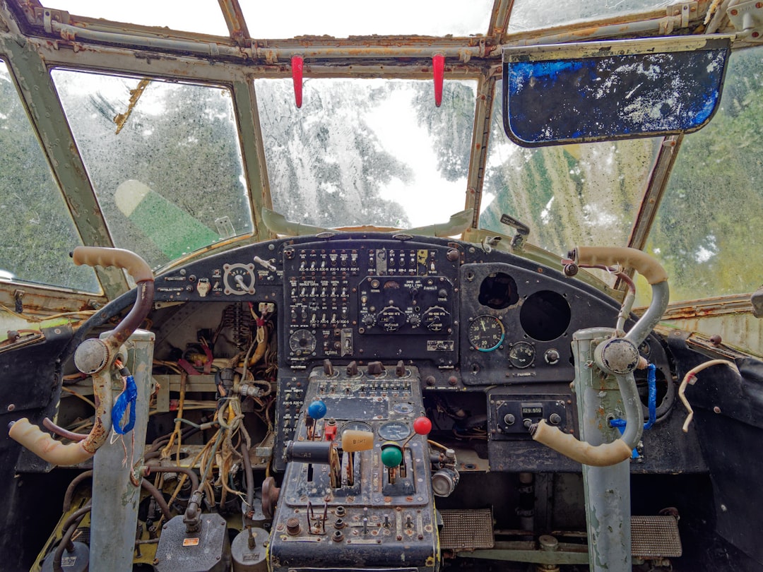 the inside of a vehicle,