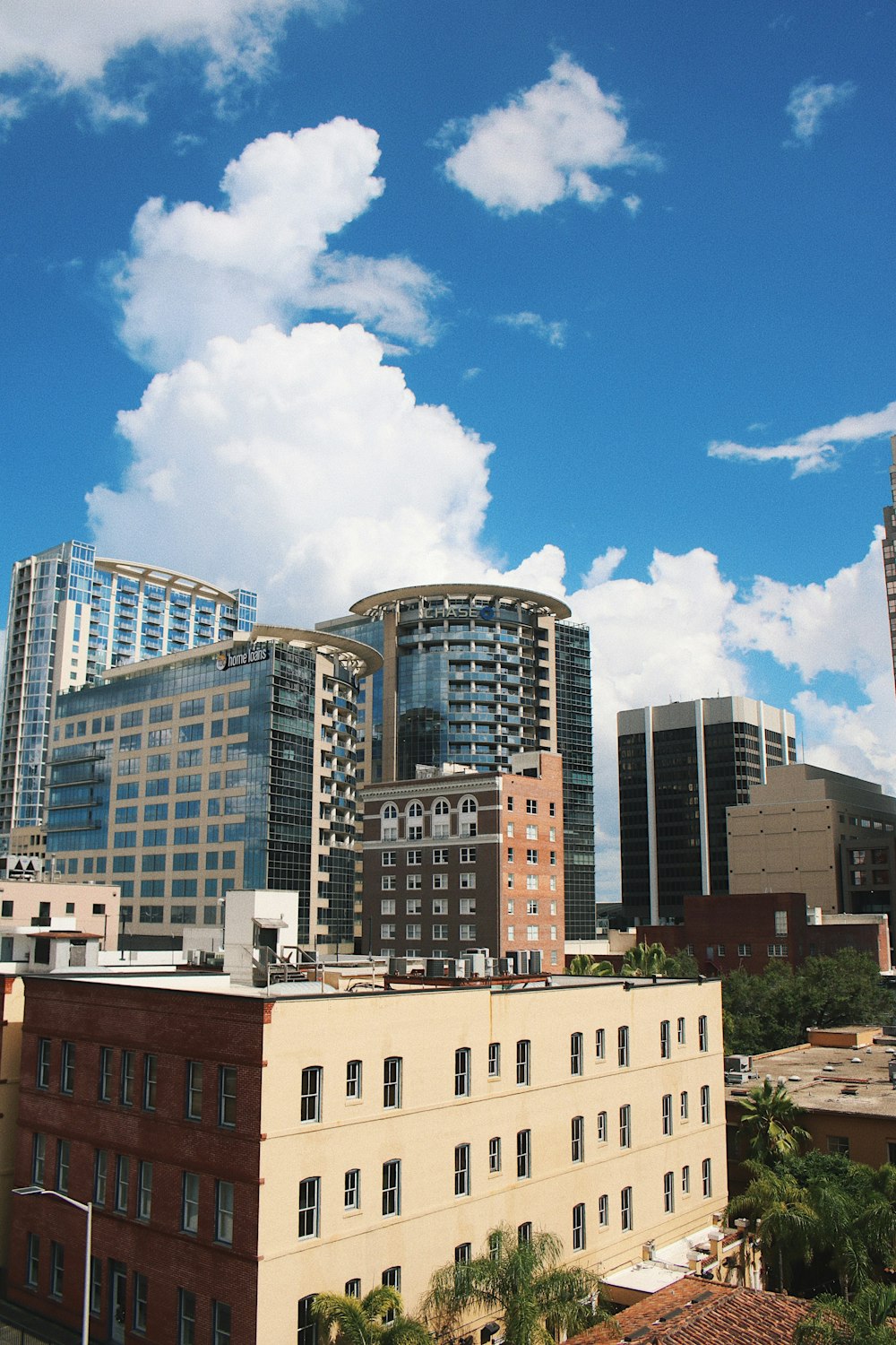 a group of buildings