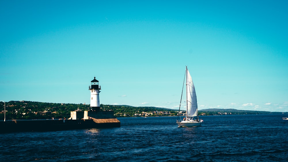 a sailboat in the water