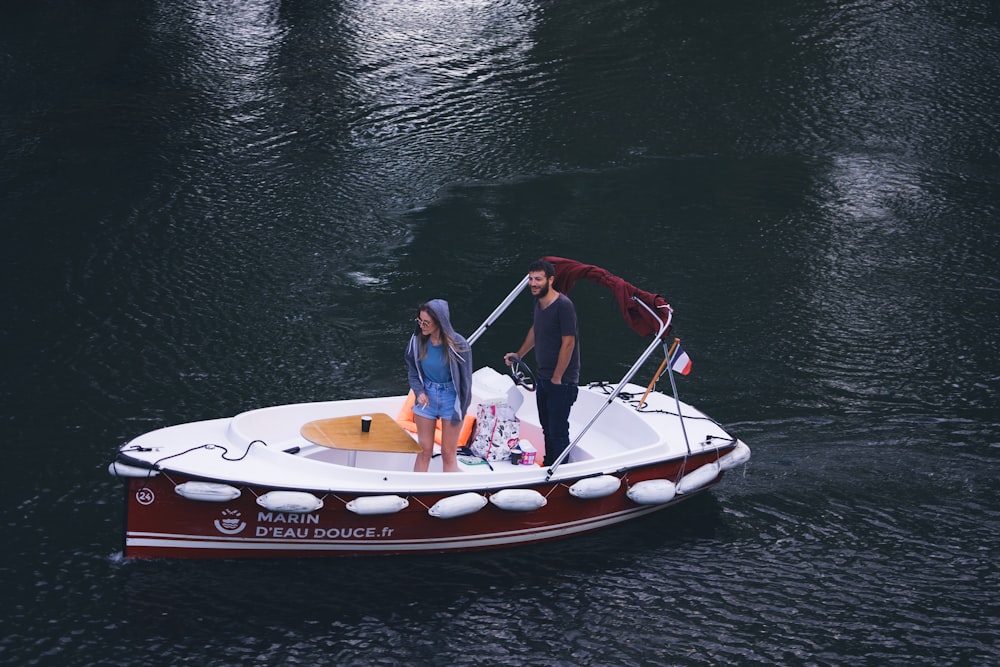 a group of people on a boat