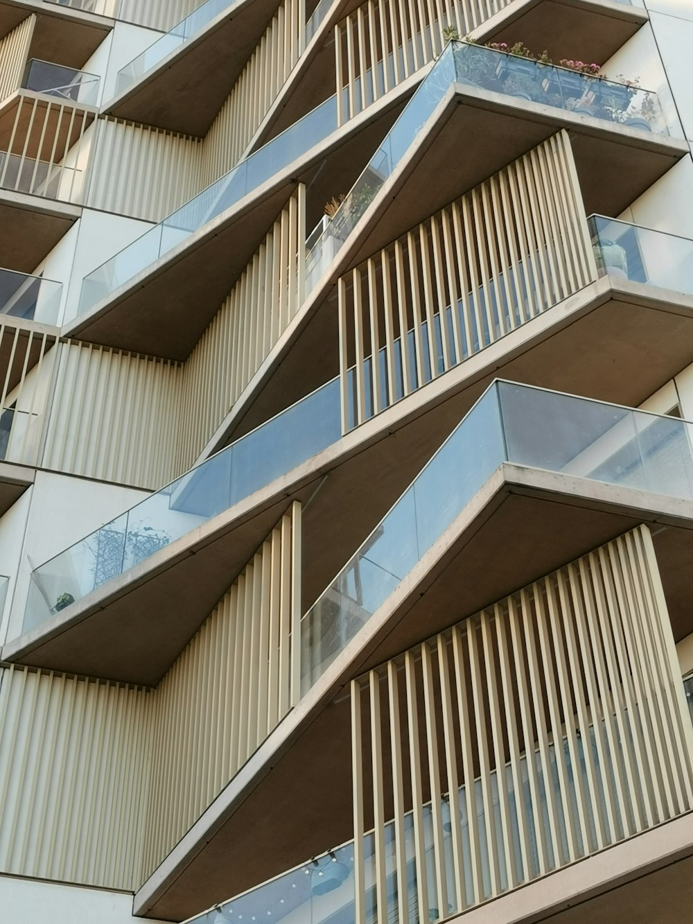 a building with balconies