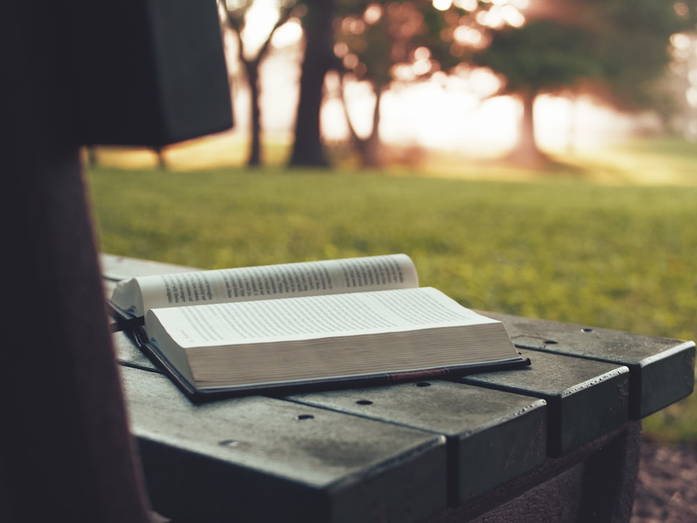 a stack of books on a table