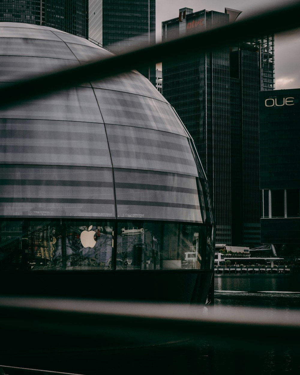 a building with a glass front