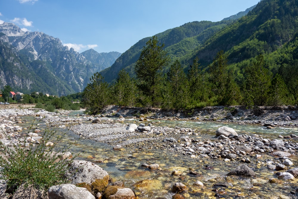 a river running through a valley