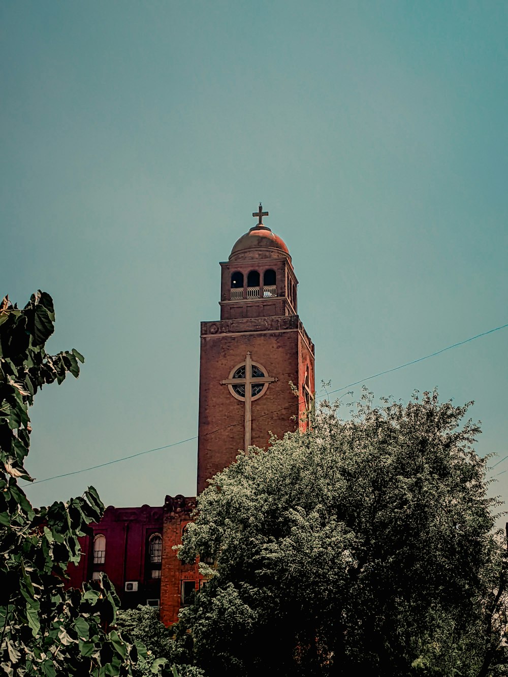 a clock tower on a building