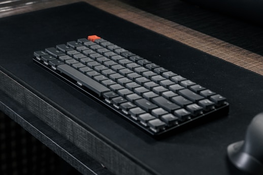 a keyboard on a table
