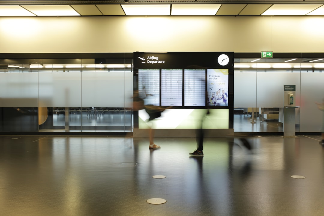 a large empty office building,
