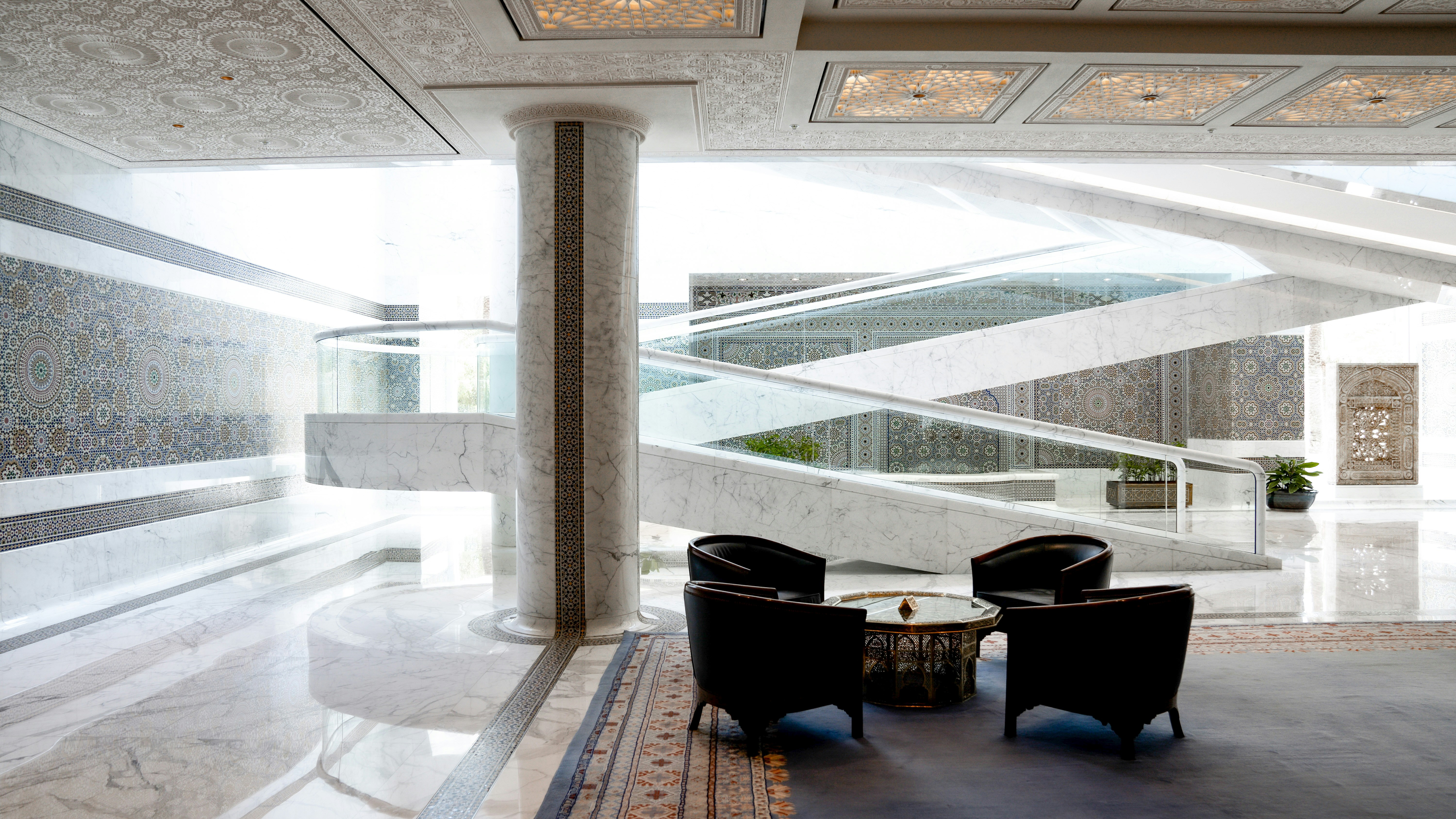 Luxury lobby interior