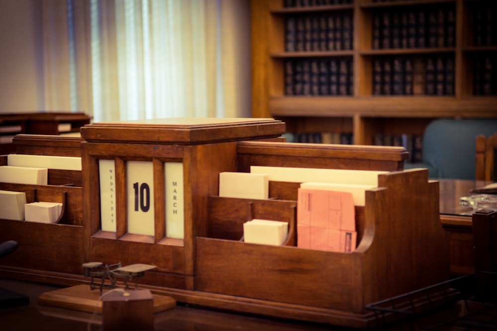 a wooden model of a house