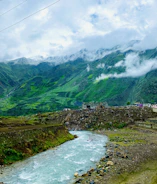a river running through a valley