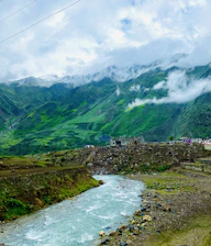 a river running through a valley