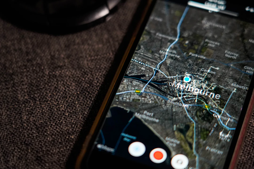 Map pin neighborhood phone
