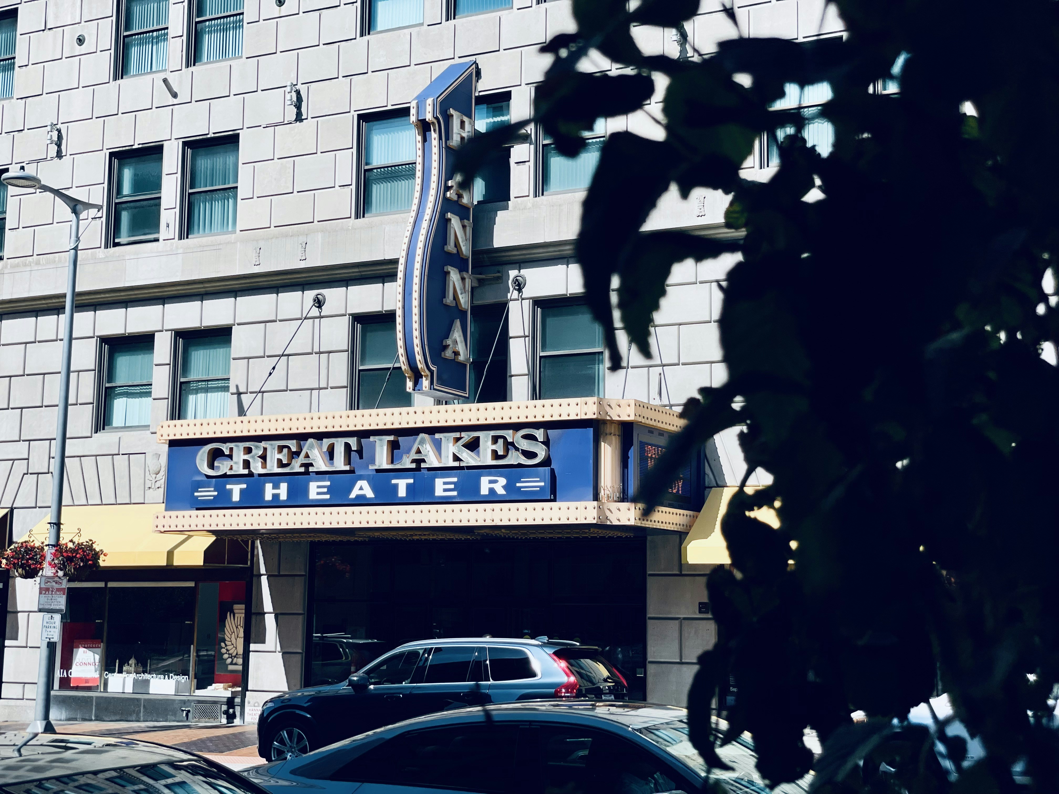 a building with a sign on it