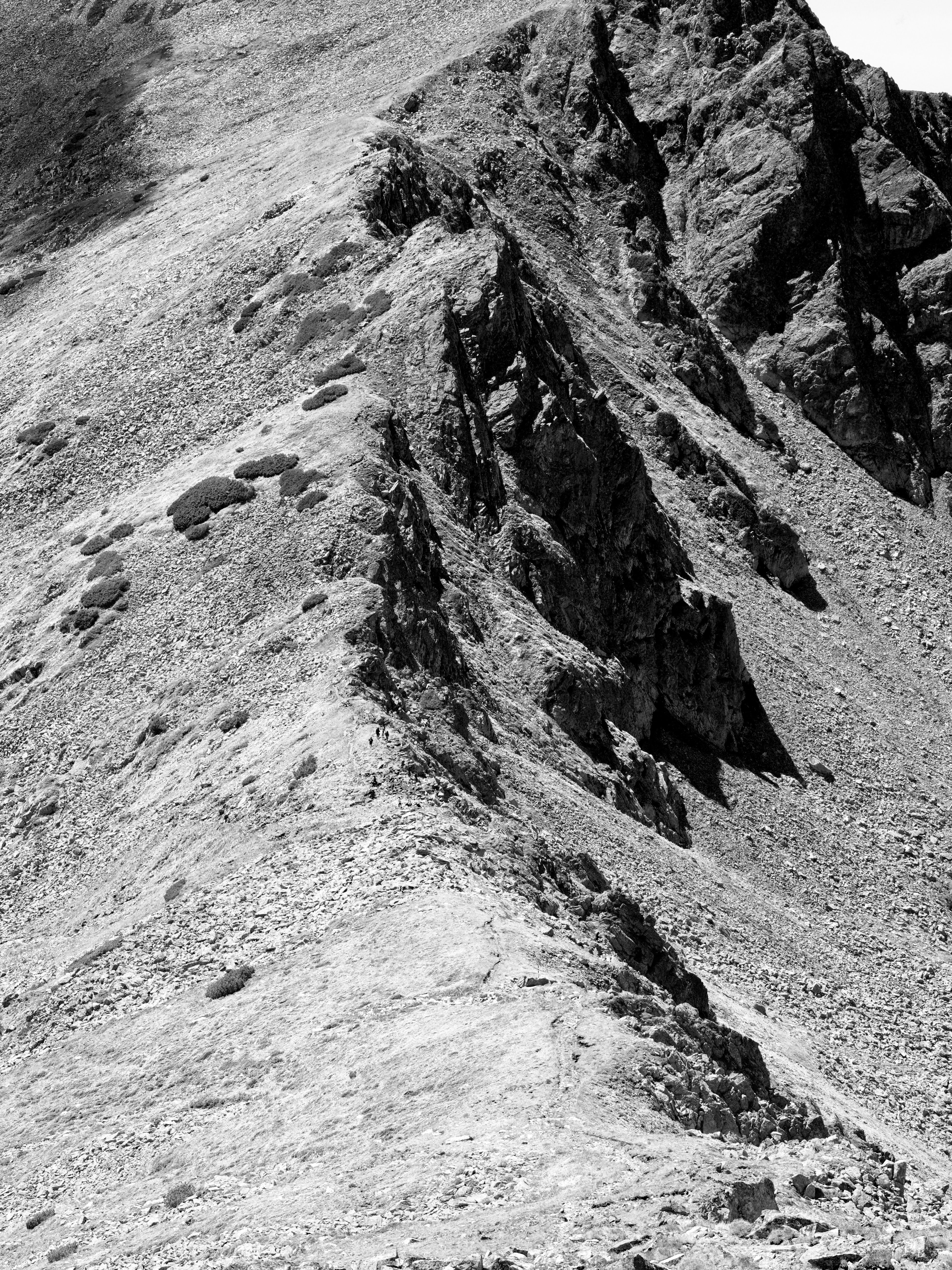 a rocky mountain side