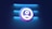 a blue and white logo
