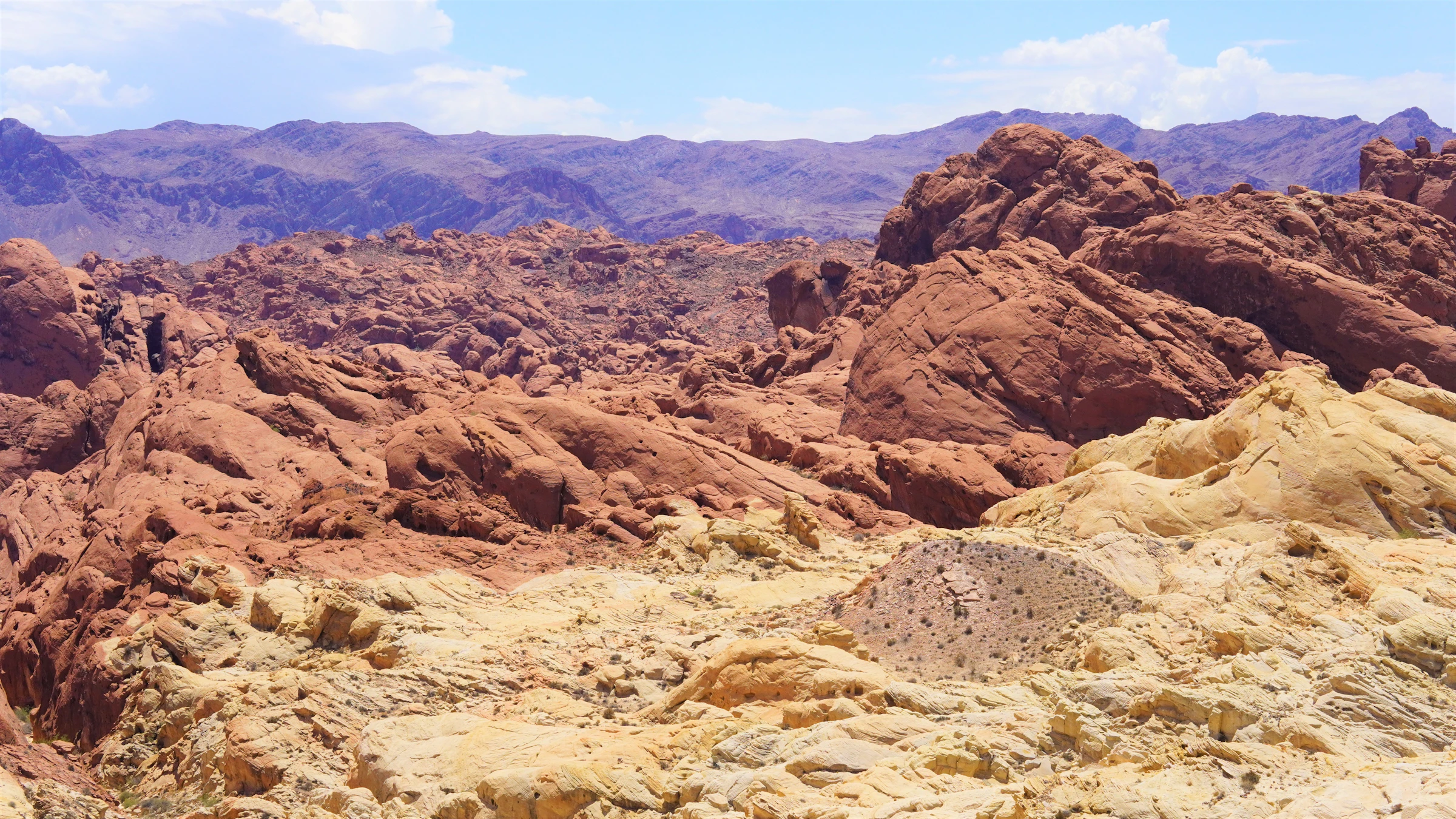 Red sandstone formations at Red Rock Canyon National Conservation Area outside Las Vegas