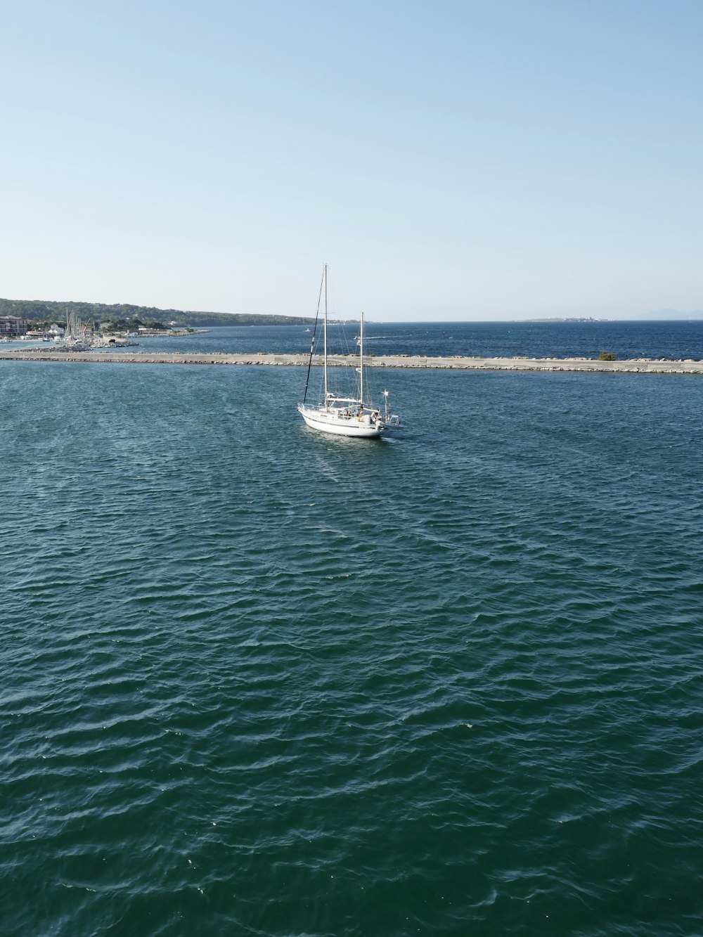 a boat on the water