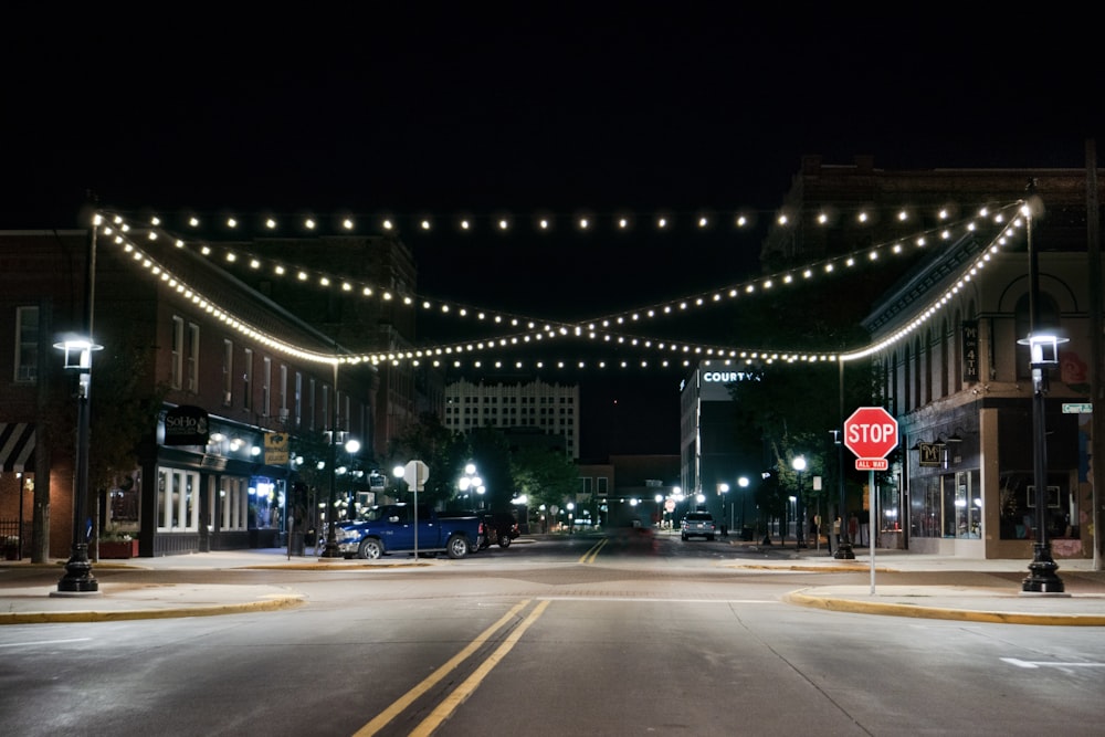 a street with a sign on it