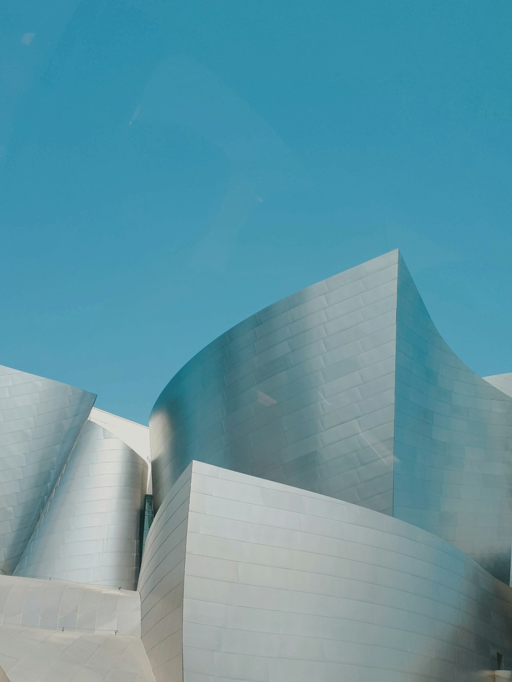 a building with a blue sky