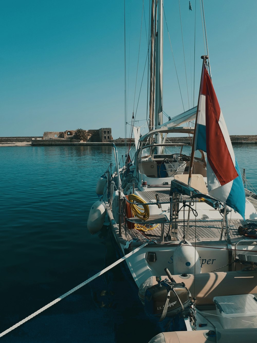 a group of boats docked