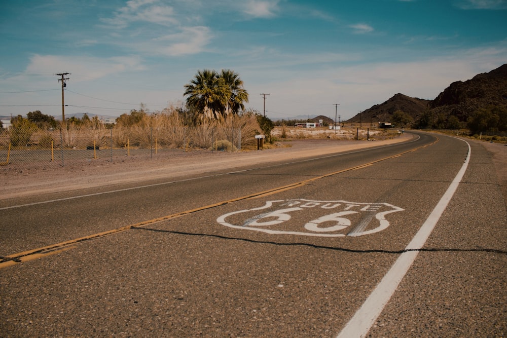 a road with a bike lane