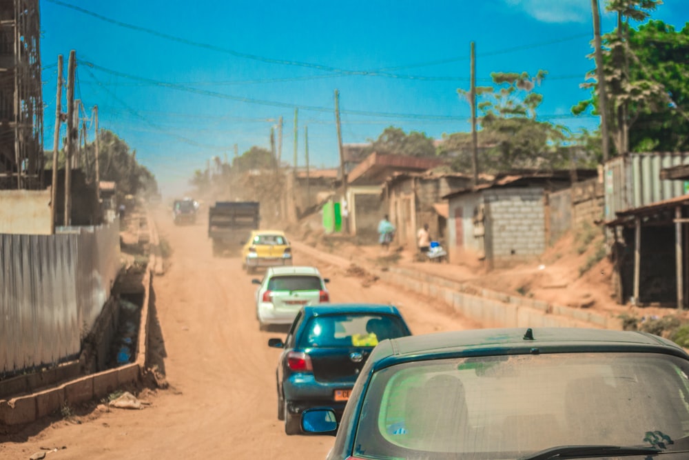 a road with cars on it