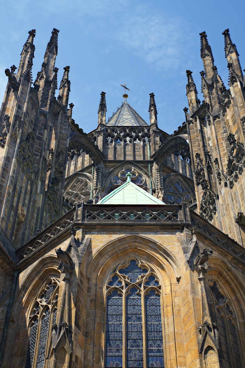 a large building with a clock on it