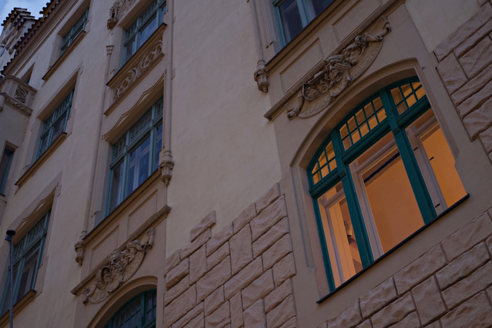 a building with windows