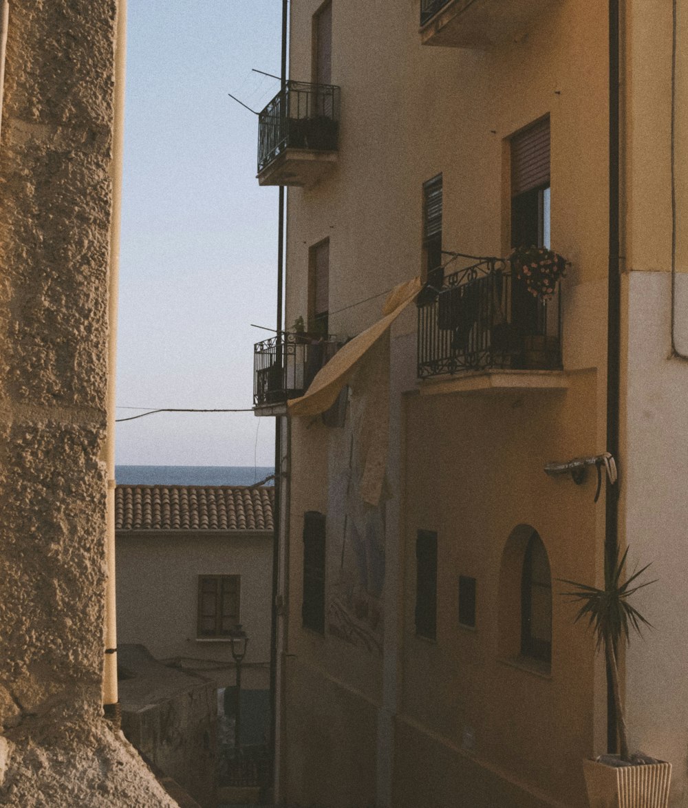 a building with a balcony