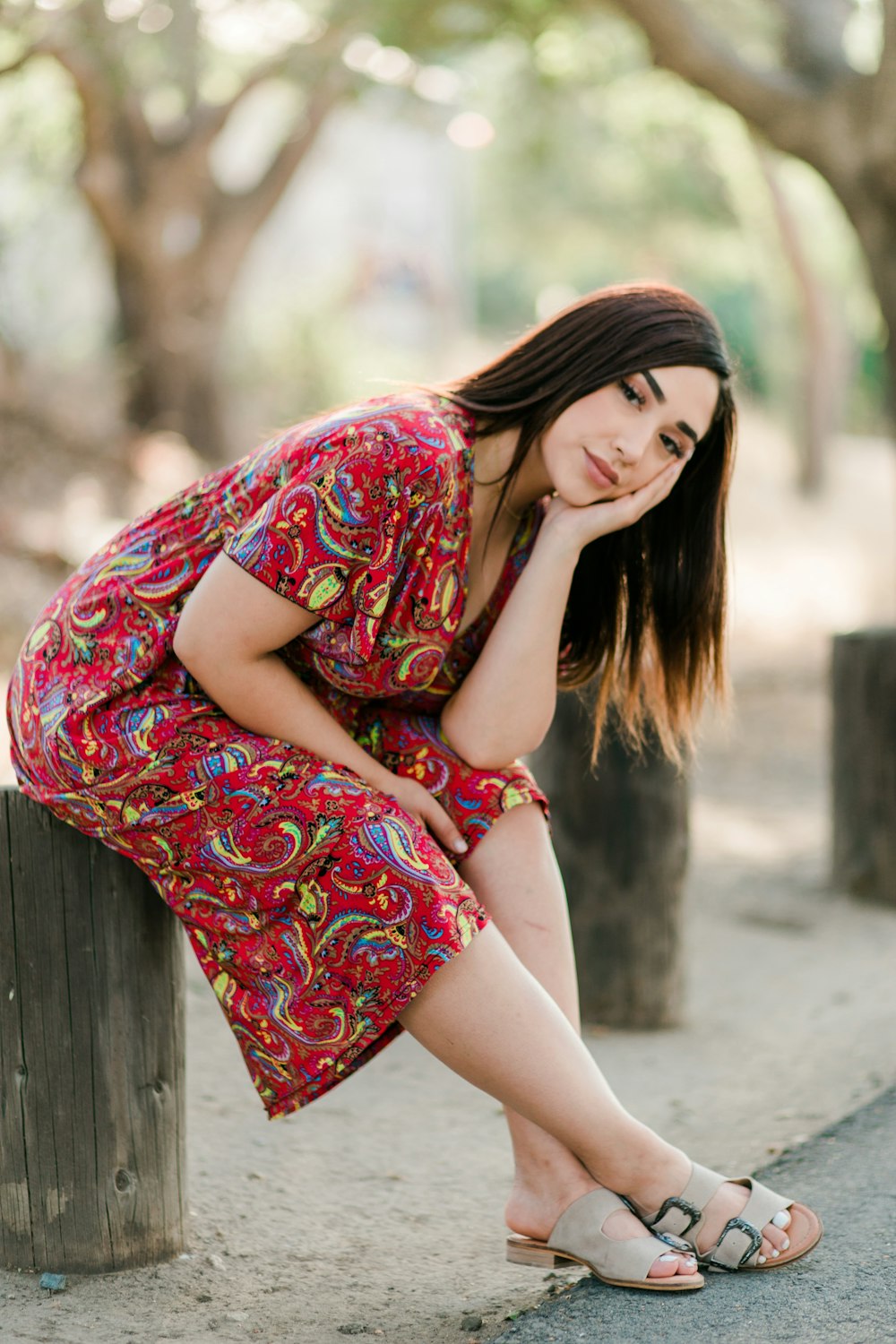 a woman posing for a picture