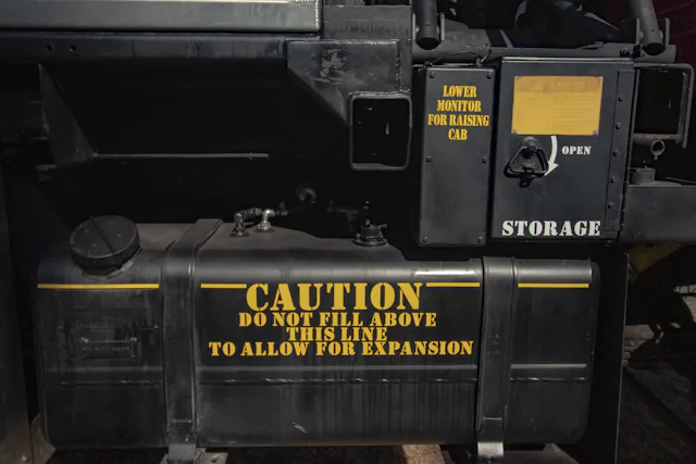 Close-up view of electrical equipment machinery