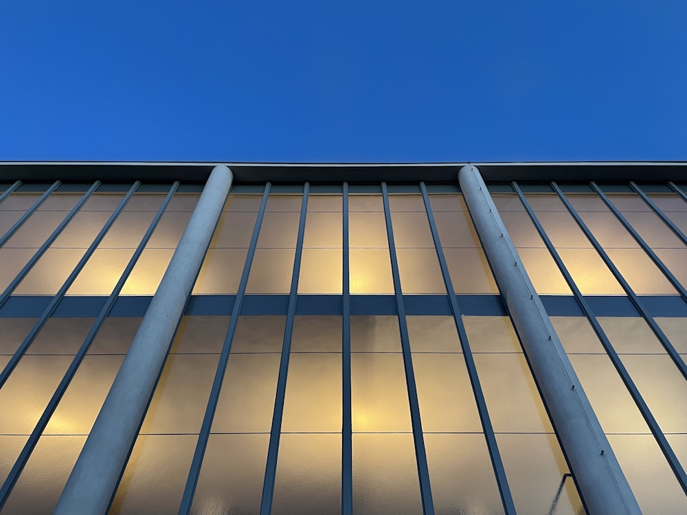 a low angle view of a building