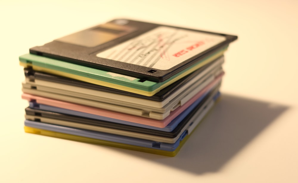 a stack of books