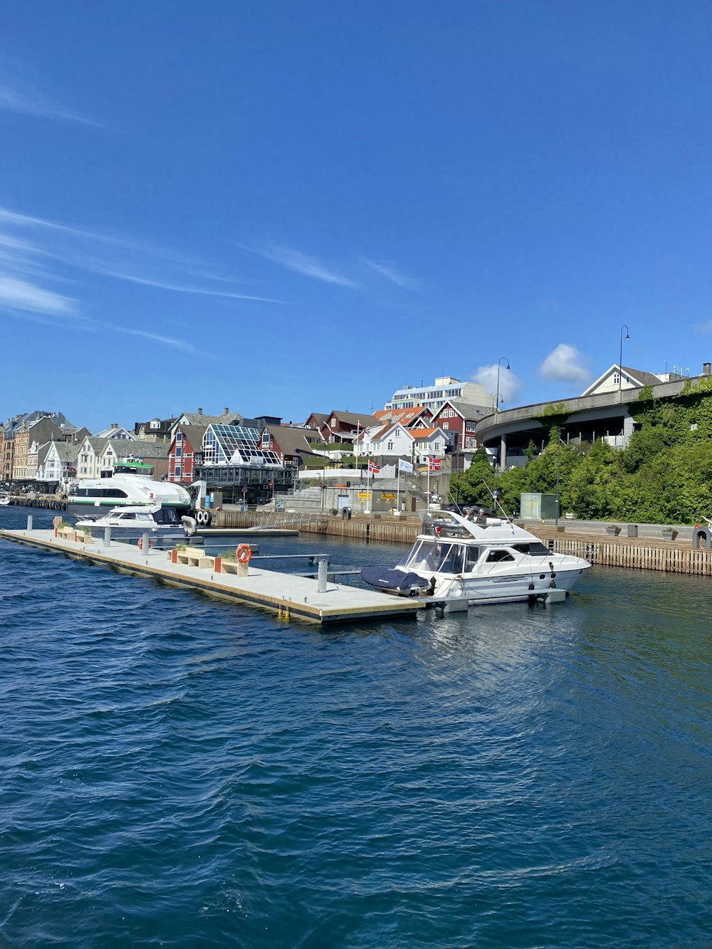 a boat in the water