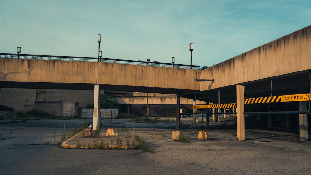 a building with a bridge over it