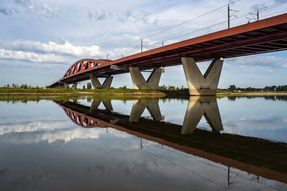 a bridge over a body of water