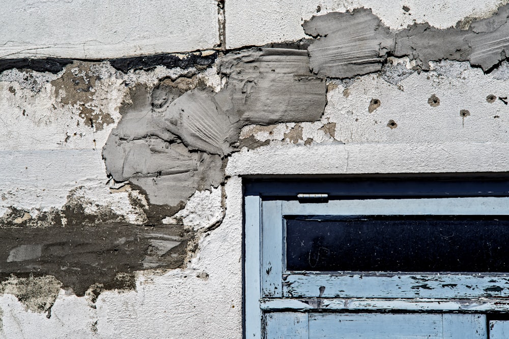 a window in a building