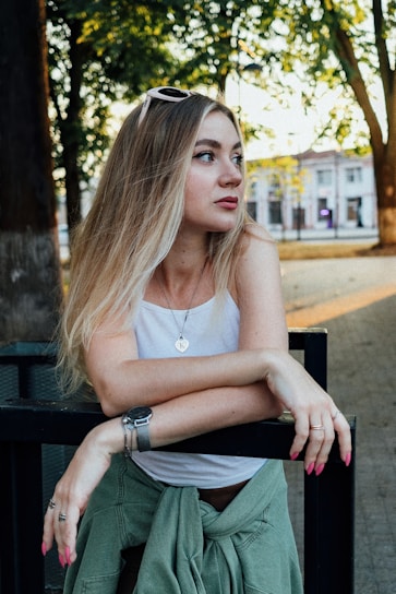 a person posing for a picture