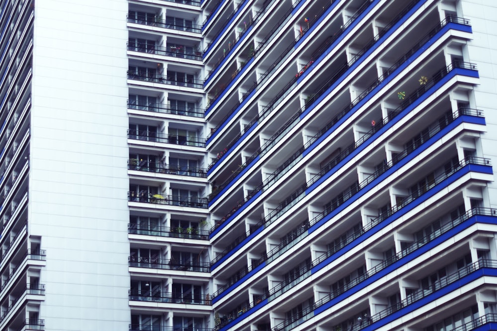 a building with balconies